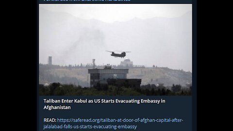 Political Report ep 26: Face death, resist medical tyranny, rome and Kabul are burning!