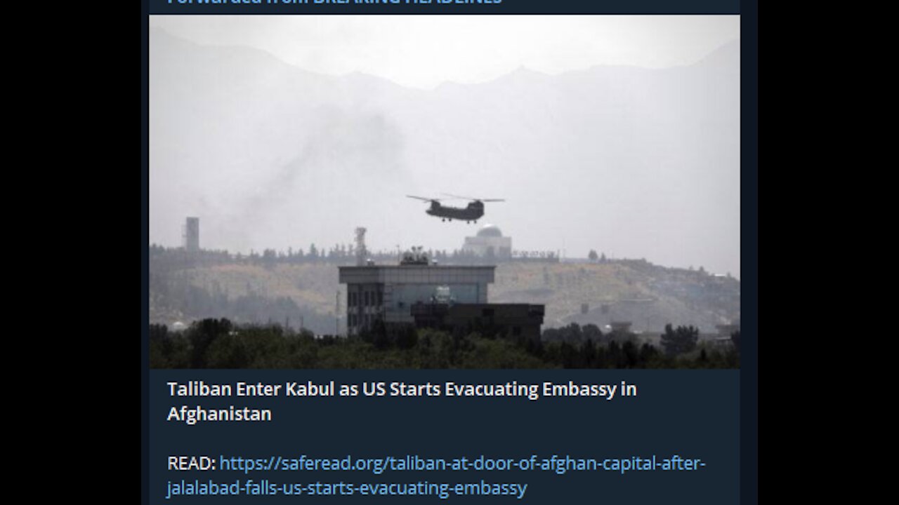 Political Report ep 26: Face death, resist medical tyranny, rome and Kabul are burning!