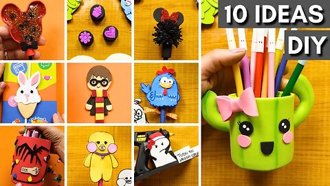 Transform your Back-to-School with these 10 DIY Decoration Ideas for School Supplies!