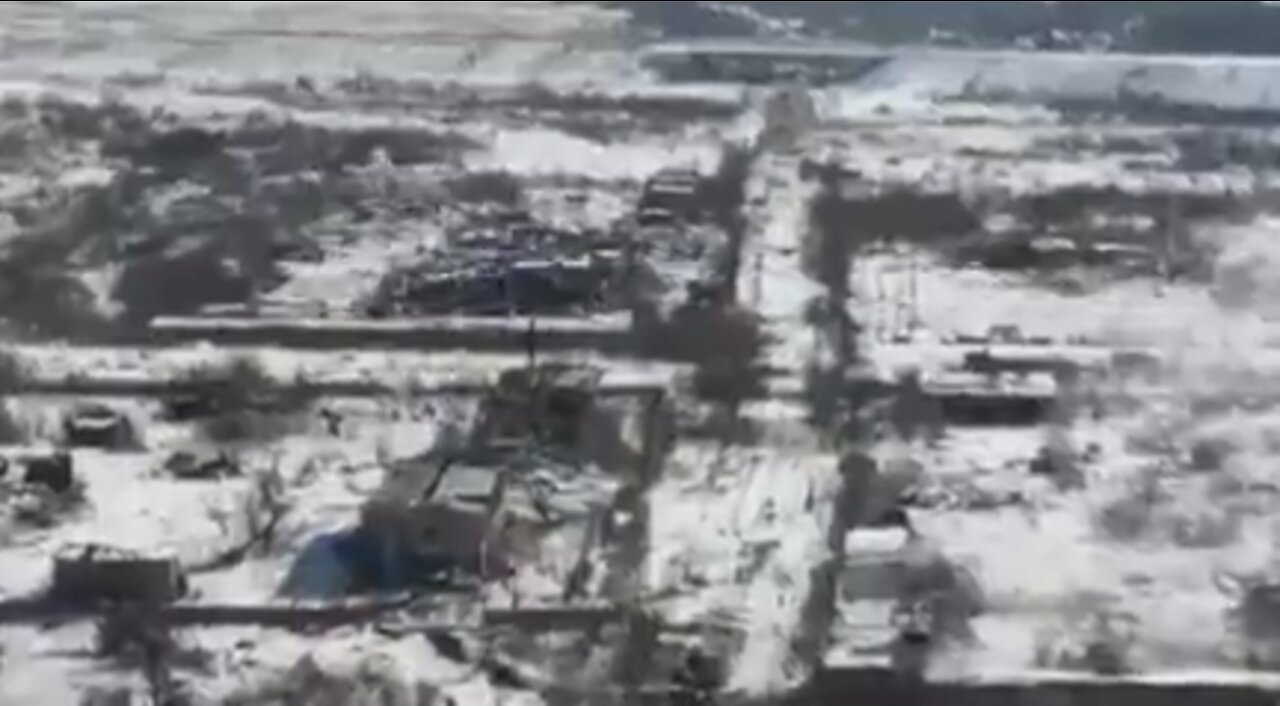 Drone video of Russian tank being destroyed while trying to advance on #Kiev