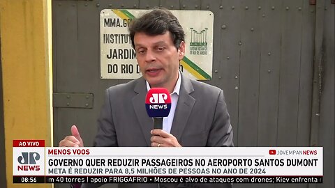 Governo federal quer reduzir fluxo de passageiros no aeroporto Santos Dumont, no RJ