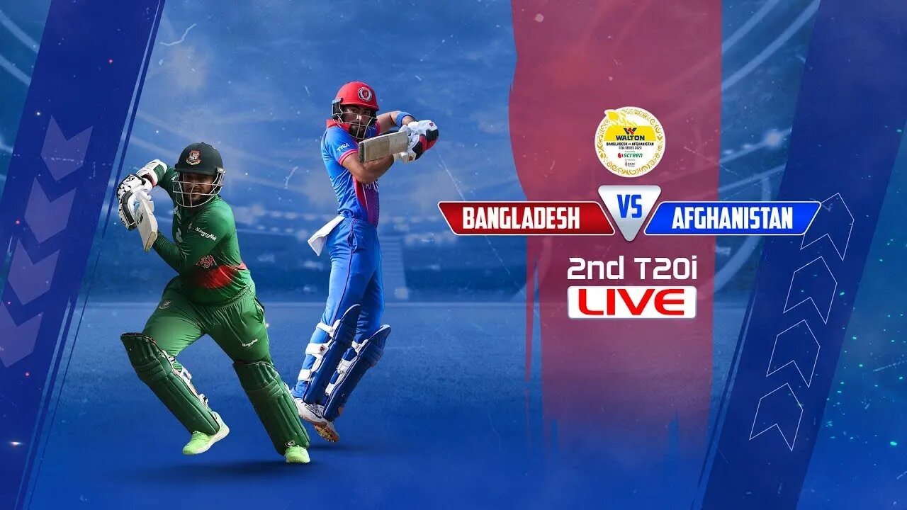 Bangladesh vs Afghanistan | 2nd T20i | LIVE.