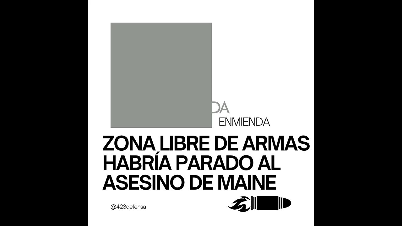 ¿Que hubiese parado al asesino de Maine?