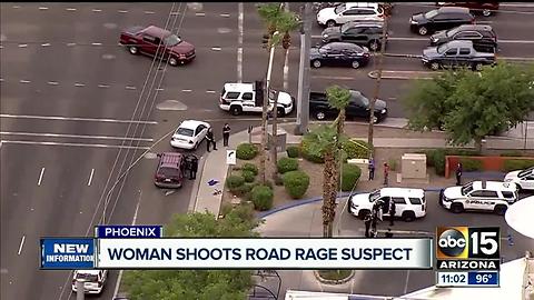 Police: Woman was defending herself in road rage shooting