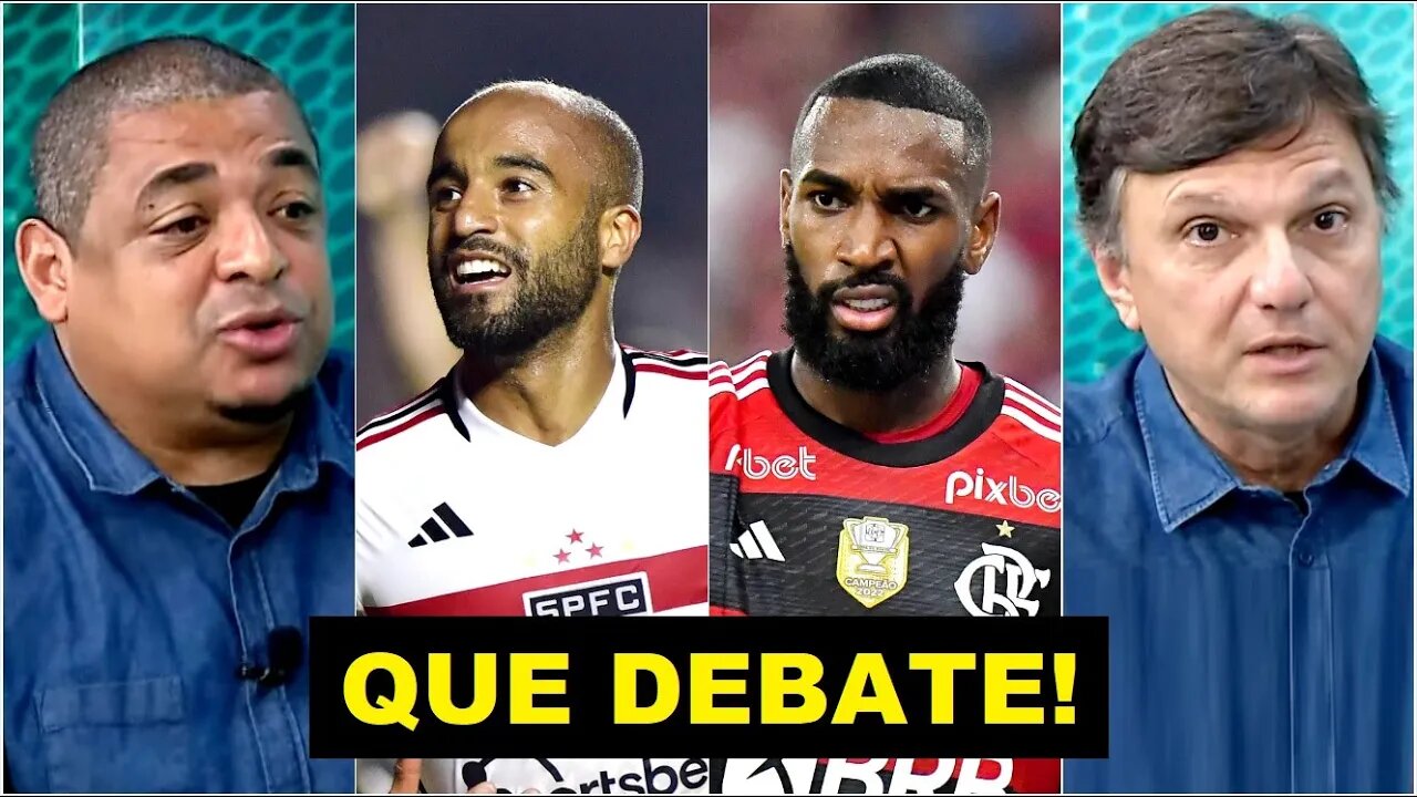 "Olha, se o Flamengo FIZER ISSO contra o São Paulo, vai..." VEJA esse BAITA DEBATE antes da FINAL!