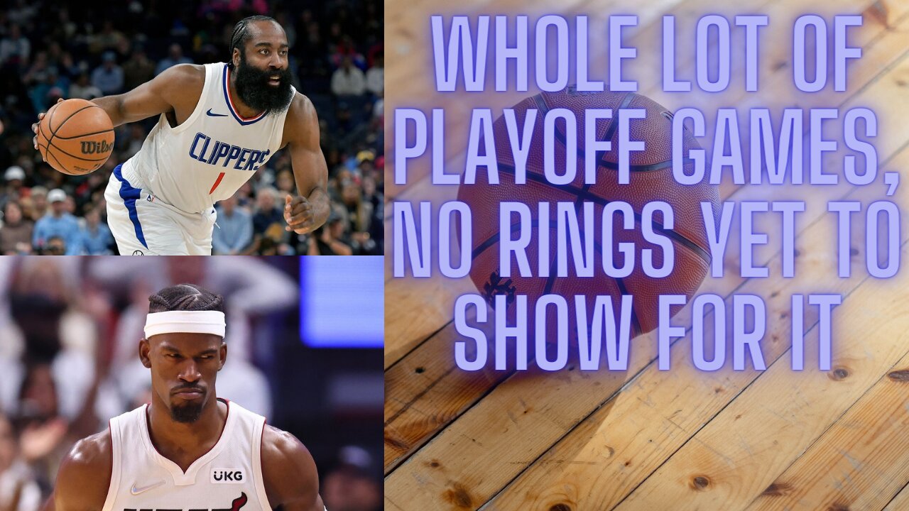 The active NBA players with the most career playoff games without a ring