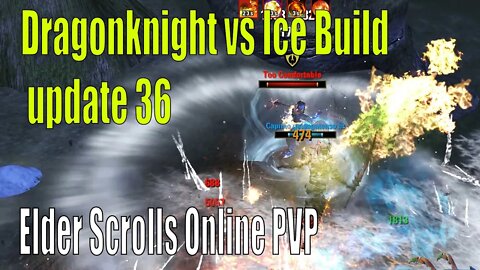 Dragonknight vs Ice Build update 36 Elder Scrolls Online