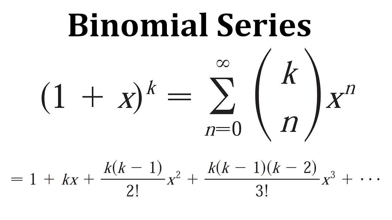 Review Question 12: Binomial Series