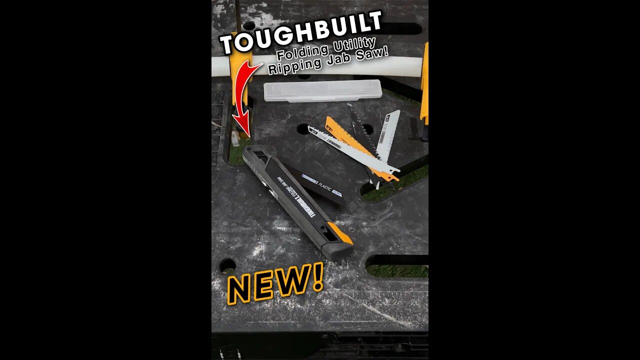 NEW TOUGHBUILT Folding Utility Ripping Jab Saw At LOWE’S!