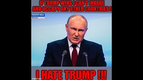 🔥🔥WILL A TRUMP VICTORY SPELL THE END FOR GENOCIDAL SOCIALIST PUTIN❓🔥🔥