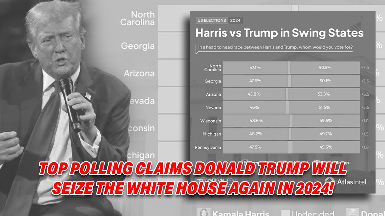 TOP POLLING CLAIMS DONALD TRUMP WILL SEIZE THE WHITE HOUSE AGAIN IN 2024!