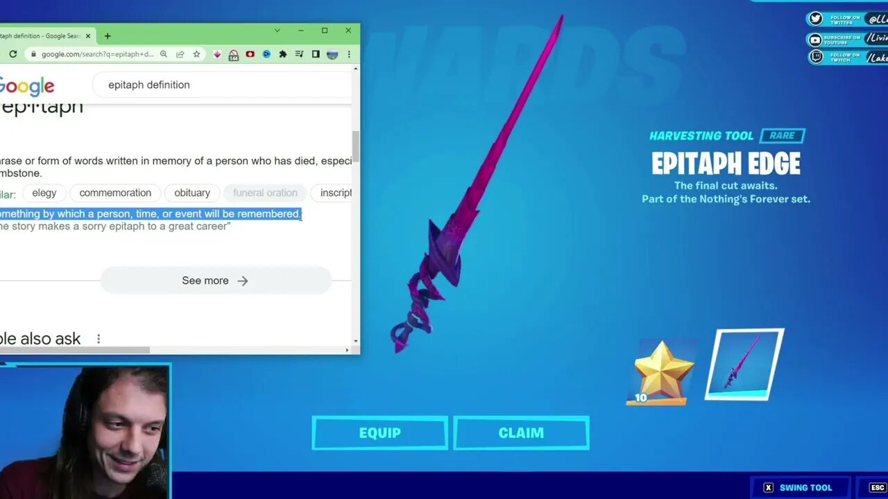 What is the 'Epitaph Edge' in Fortnite?