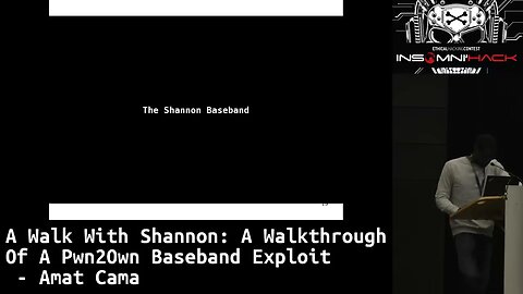 A walk with Shannon A walkthrough of a pwn2own baseband exploit Amat Cama