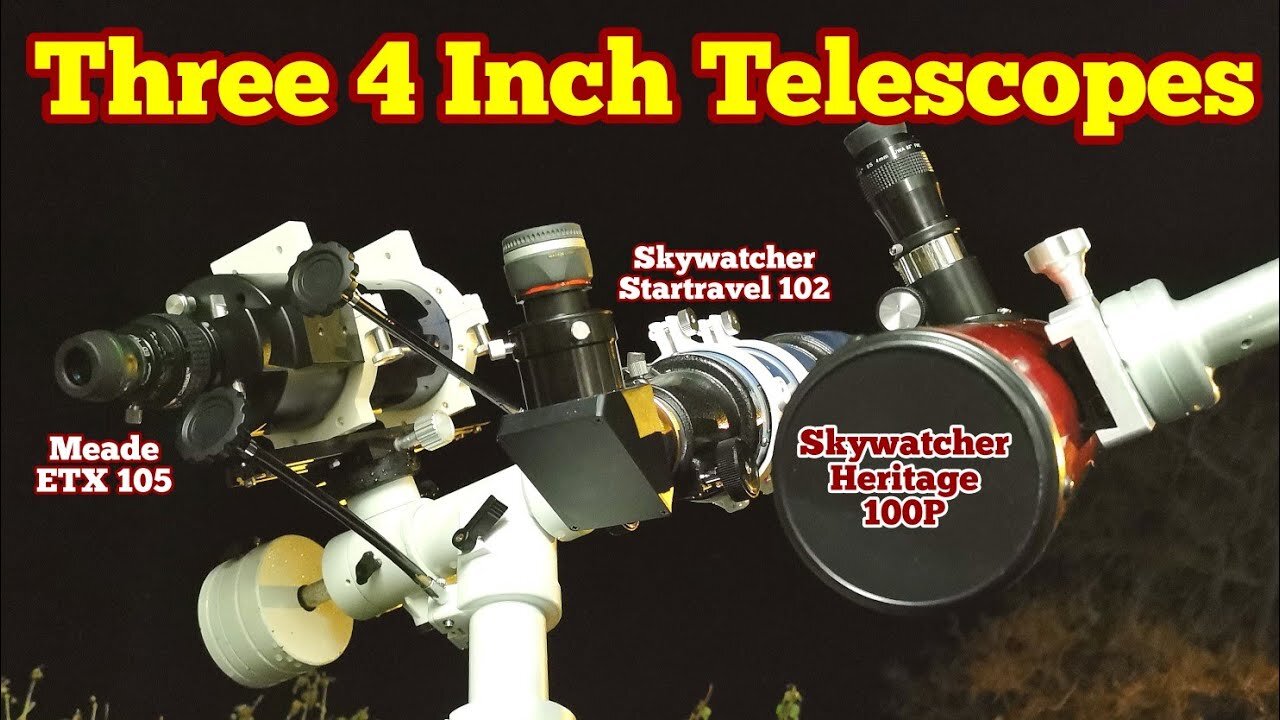 Comparing Three 4 Inch Telescopes, Testing On Jupiter