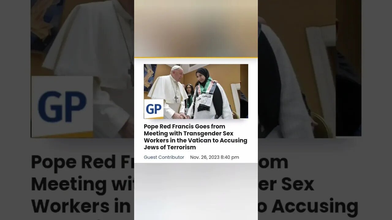 Breaking News! #politics #fypシ #trending #trendingshorts #viral #news #palestine #israel #pope #fyp