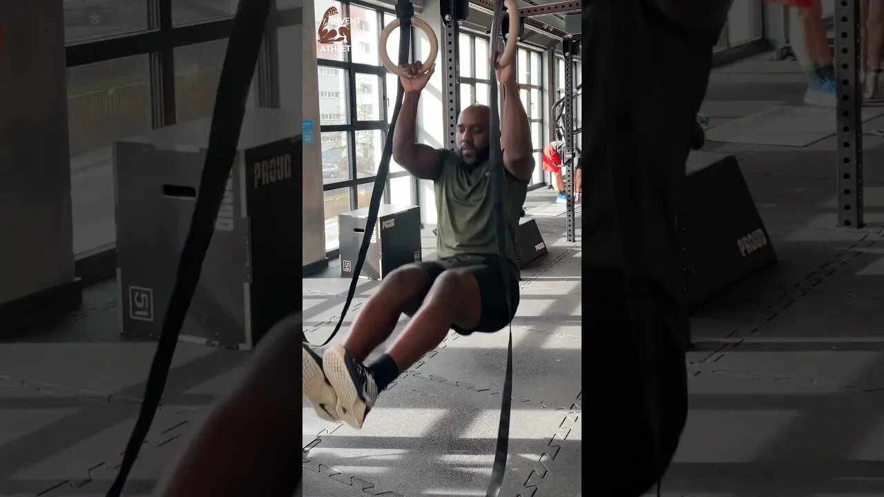 Ring L-Sit Chin Ups #shorts #biceps #core #calisthenics #biceps