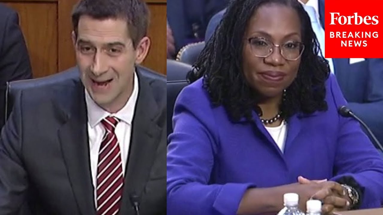 Tom Cotton Accuses Biden Of 'Lawlessness,' Rips Critical Race Theory At Jackson Confirmation Hearing