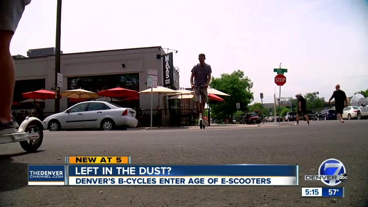 Dockless scooter boom pressures city-supported Denver bike-share program to reach more people