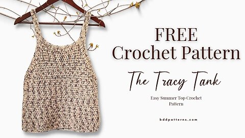 FREE Easy Tank Top Crochet Pattern