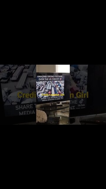 US Convoy! Media is silent spread the word! God Bless America ❤️