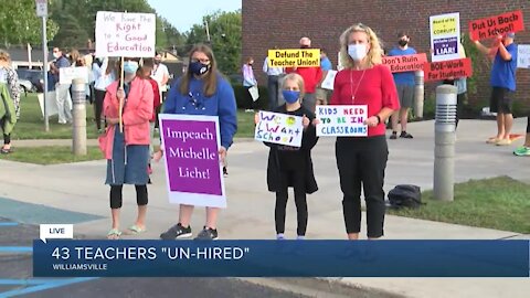 Williamsville Schools "un-hires" 43 teachers