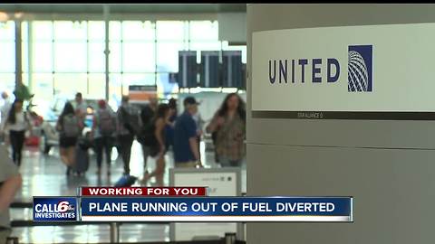 Plane running out a fuel diverted by Vice President Pence's plane