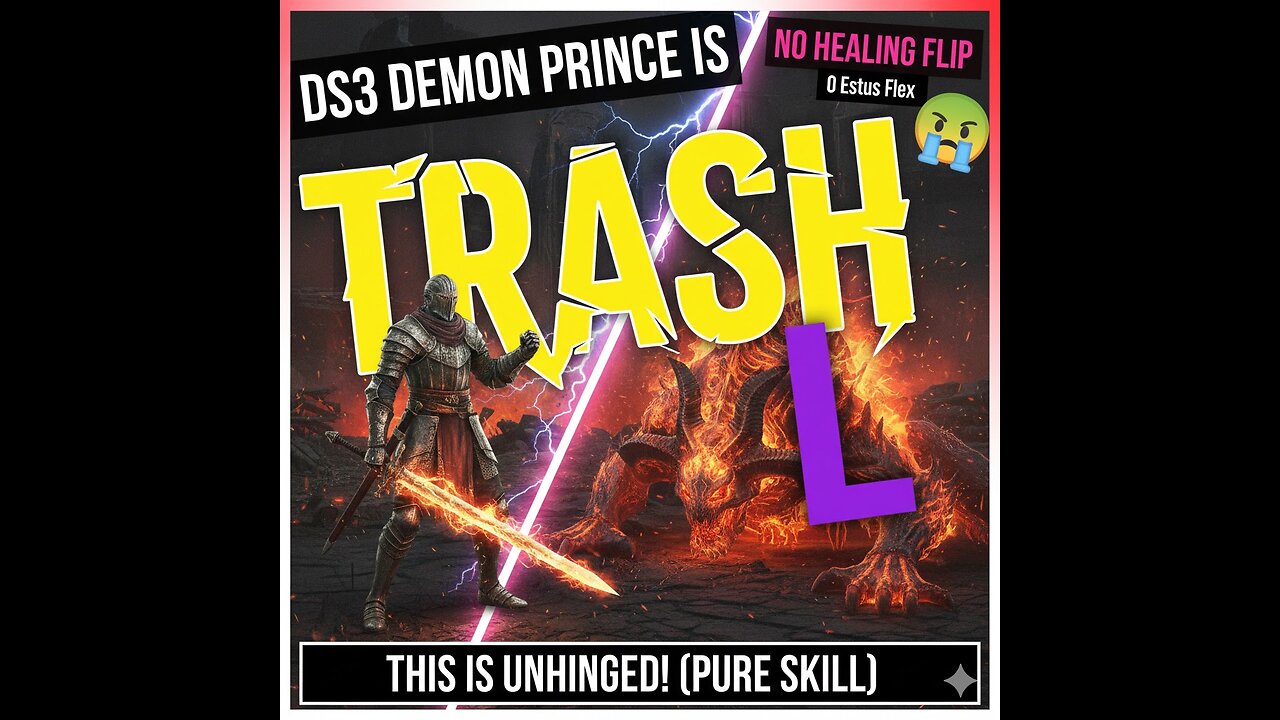 DS3 Demon Prince is TRASH (No Healing FLIP) 😤