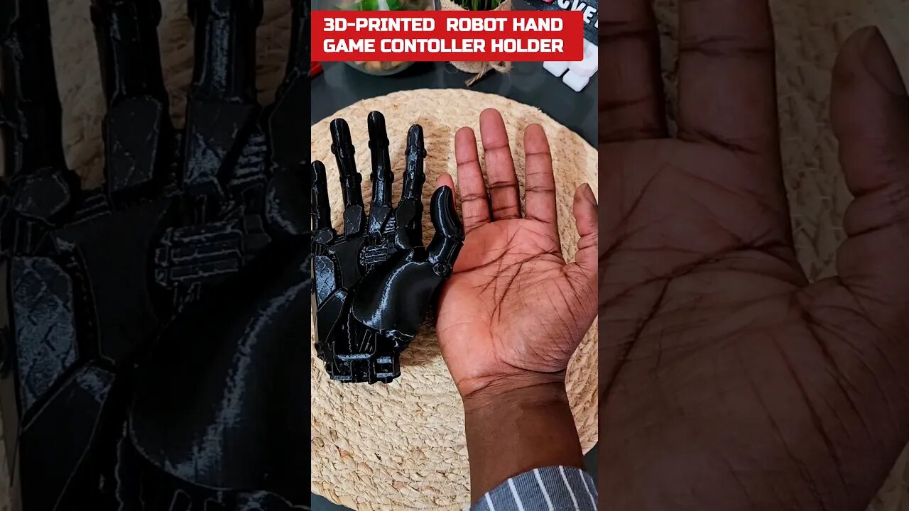 I 3D-printed a robotic replica of my hand #shorts #3dprinting #shortswithcamilla #robot