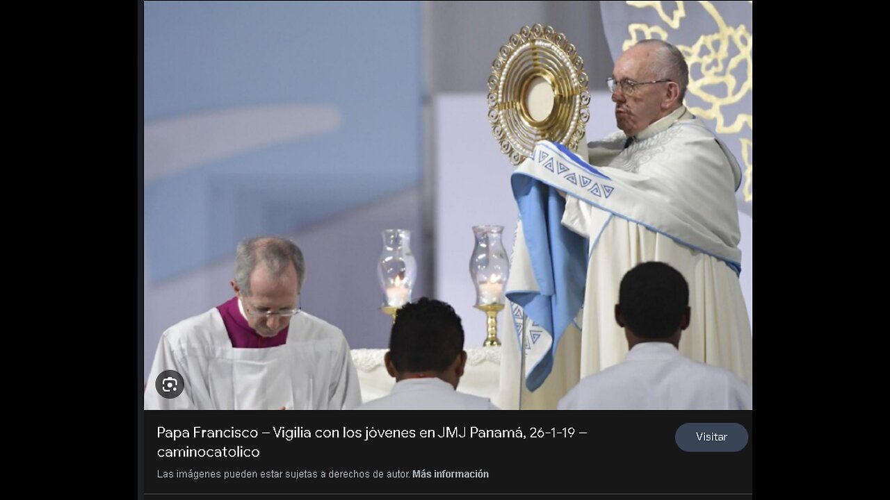 NO CREERAS LO QUE HIZO EL PAPA FRANCISCO EN LISBOA!!!. ESTO ES SEÑAL DEL FIN, EL ES EL ANTICRISTO!