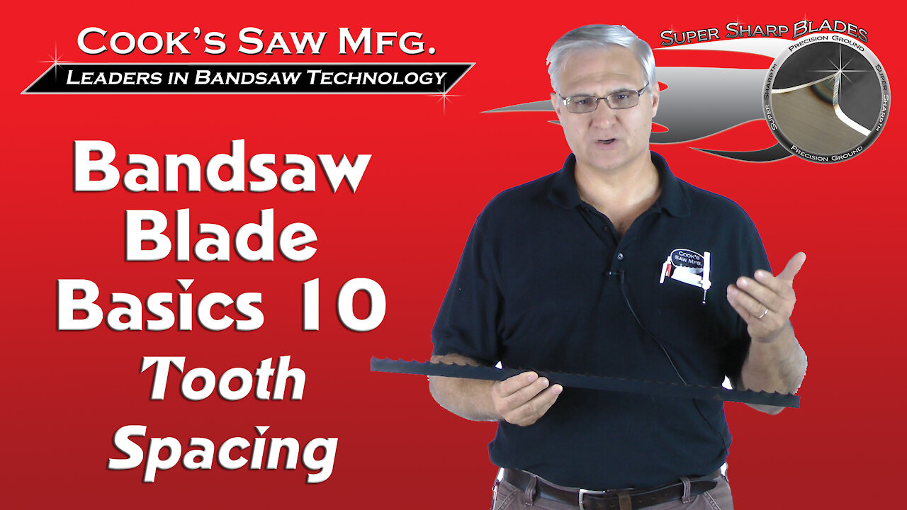 Sawmill Bandsaw Blade Basics 10 - What tooth spacing should I use?