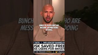Andrew Tate on Elon Musk Buying Twitter & Charging $8