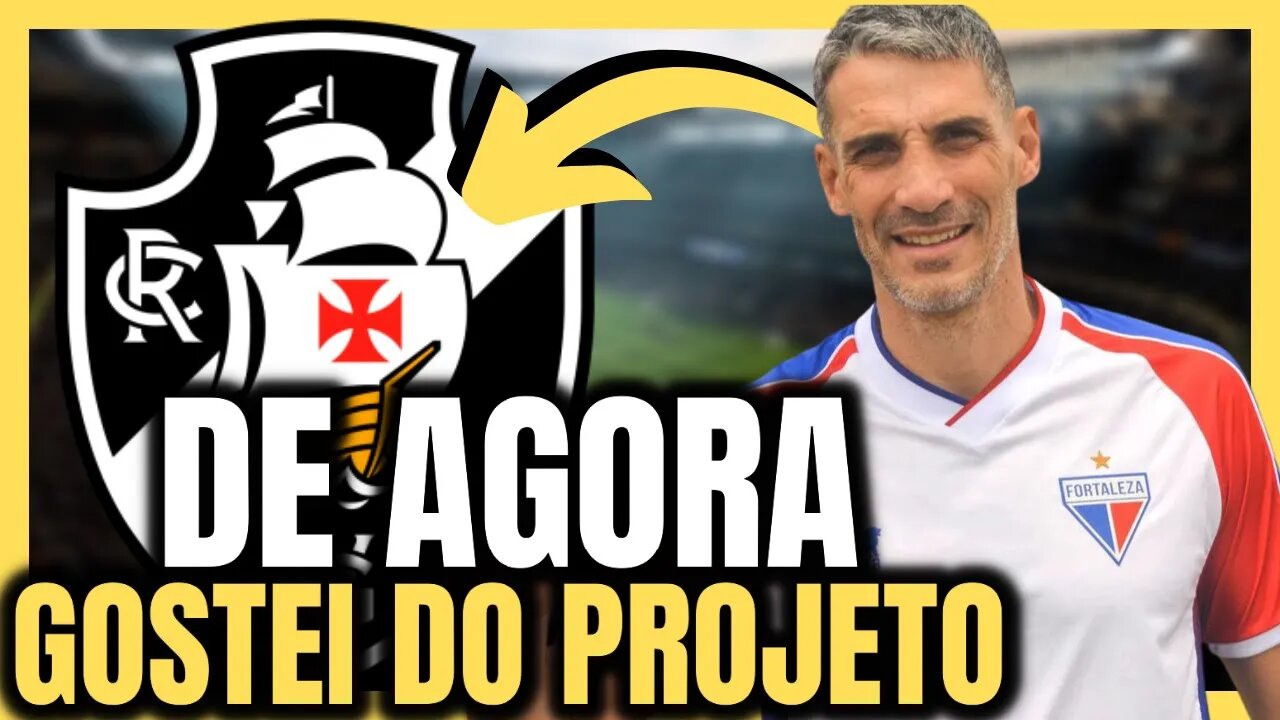 ATÉ QUE ENFIM! TREINADOR APROVA O PROJETO VASCAÍNO! NOTÍCIAS DO VASCO