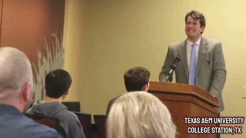 Alex Stein Speaks at Texas A&M