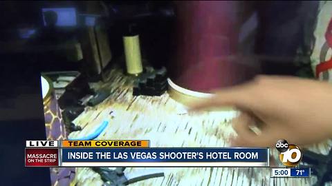 A look inside gunman's Las Vegas room