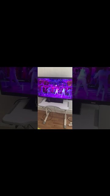 Watching a short sequence from Barbie the new movie from this year