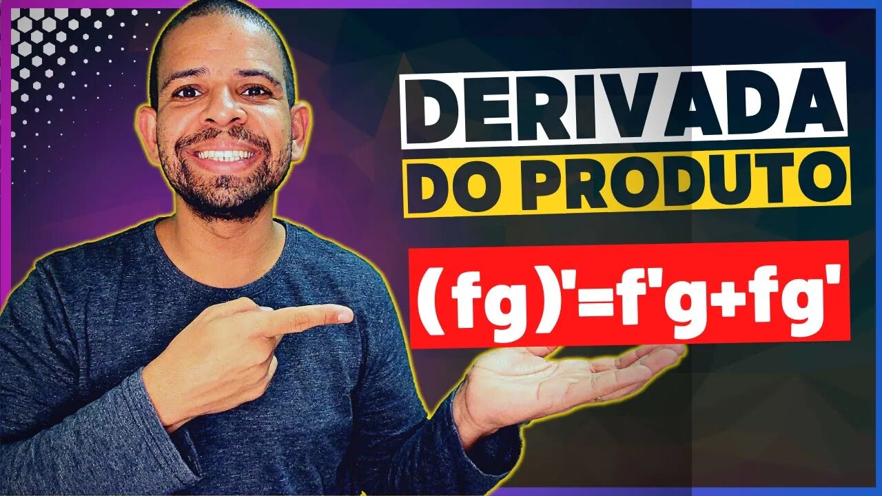 (NUNCA FOI TÃO FÁCIL ) REGRA DO PRODUTO PARA DERIVADAS | CALCULO | @Professor Theago