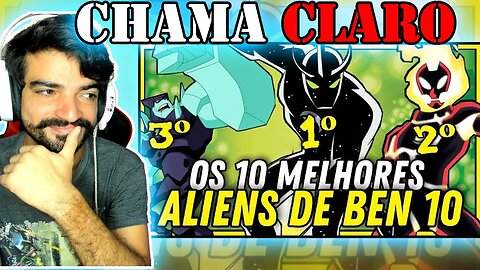 YERIK REACT - TOP 10 MELHORES E MAIS IMPORTANTES ALIENS DE BEN 10!!!