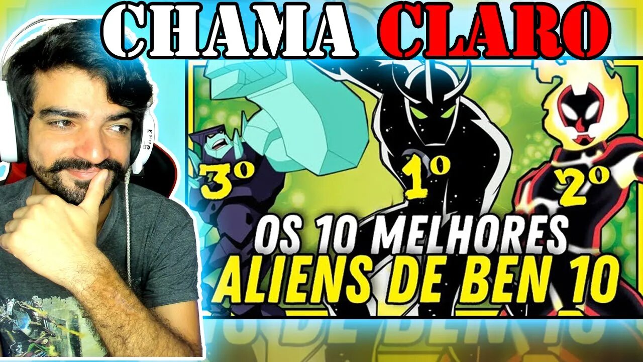 YERIK REACT - TOP 10 MELHORES E MAIS IMPORTANTES ALIENS DE BEN 10!!!