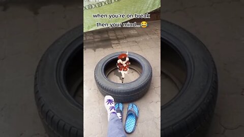 When Your Mind also Takes a Break 😉 #shorts #funny #video