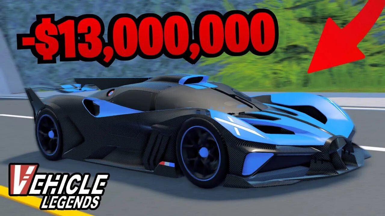 BUYING the Bugatti Bolide in Vehicle Legends!