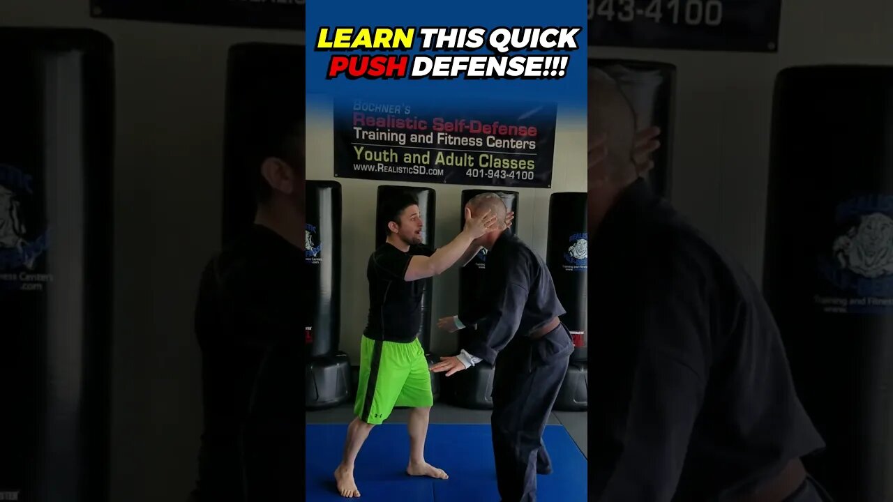 How Do You Defend Yourself Against A Push | Learn Self-Defense with Dr. Marc