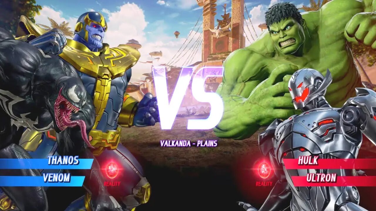 Thanos & Venom VS Hulk & Ultron I Marvel VS Capcom Infinite