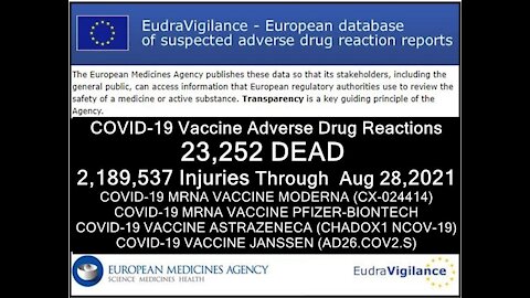 UPDATE 9/5/21 VACCINE DEPOPULATION THE GREAT RESET... OTT TV