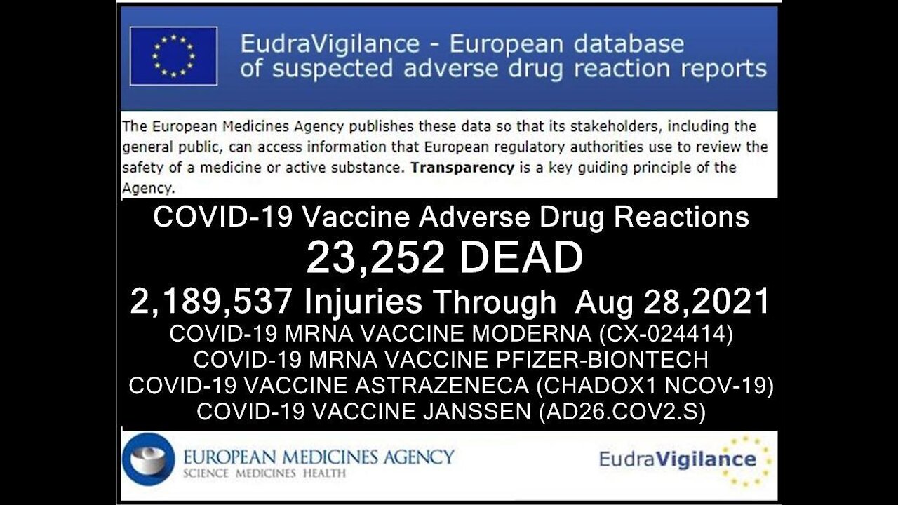 UPDATE 9/5/21 VACCINE DEPOPULATION THE GREAT RESET... OTT TV