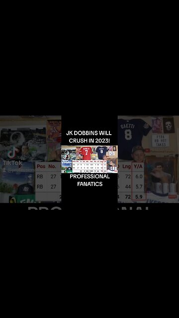 JK DOBBINS has all the upside in 2023! #nfl #fantasyfootball #like #subscribe #baltimoreravens