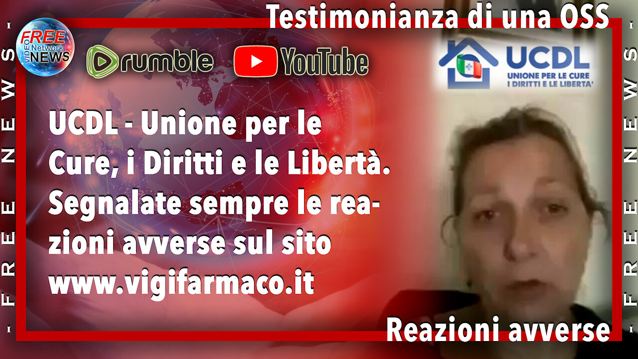 Testimonianza di reazione avversa di una OSS.