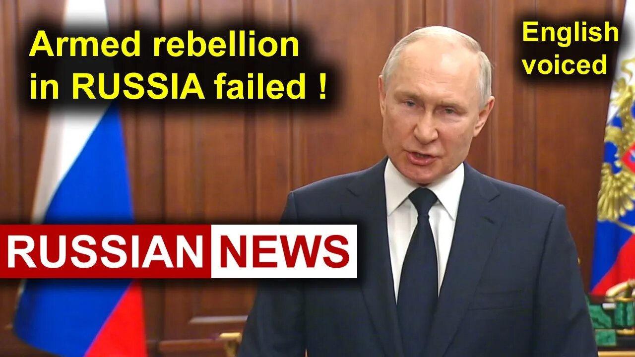 Armed rebellion in Russia failed! Putin, Ukraine, Rogozhin, Wagner