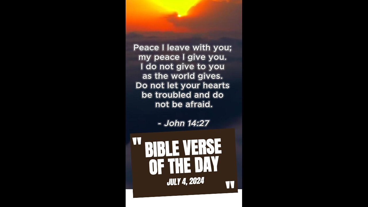 Bible Verse of the Day: July 4, 2024