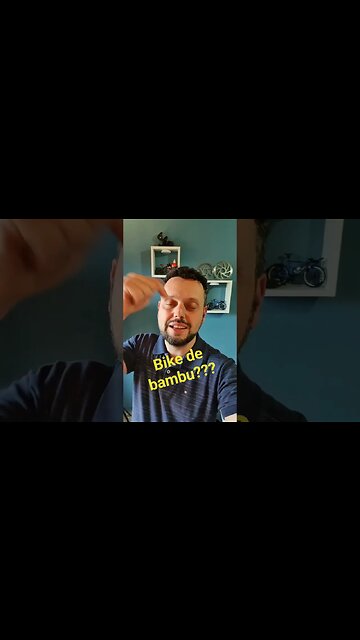 Bike construída com bambu. Ja viu isso?? #cycling #bike #diy #bicicleta