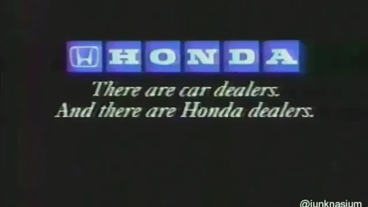 1993 Honda Accord Commercial "The 100 Years War Got Nothing On Me!"